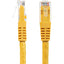 StarTech.com 50ft CAT6 Ethernet Cable - Yellow Molded Gigabit - 100W PoE UTP 650MHz - Category 6 Patch Cord UL Certified Wiring/TIA