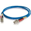 C2G-10m LC-LC 50/125 OM2 Duplex Multimode PVC Fiber Optic Cable - Blue