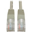 Tripp Lite Cat5e 350 MHz Molded (UTP) Ethernet Cable (RJ45 M/M) PoE Gray 6 ft. (1.83 m)