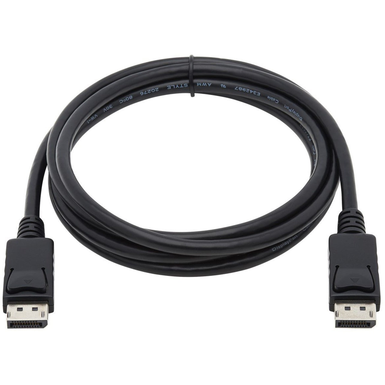 Tripp Lite DisplayPort Cable with Latching Connectors 4K 60 Hz (M/M) Black 6 ft. (1.83 m)