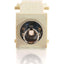 C2G Snap-In ST Fiber F/F Keystone Insert Module - Ivory