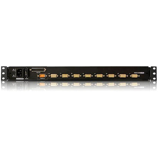 Aten Slideaway CL5708 17" LCD Console 8-Port Combo KVM with Peripheral Sharing Technology-TAA Compliant