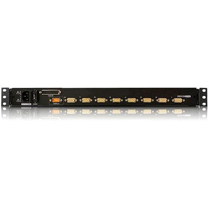 Aten Slideaway CL5708 17" LCD Console 8-Port Combo KVM with Peripheral Sharing Technology-TAA Compliant