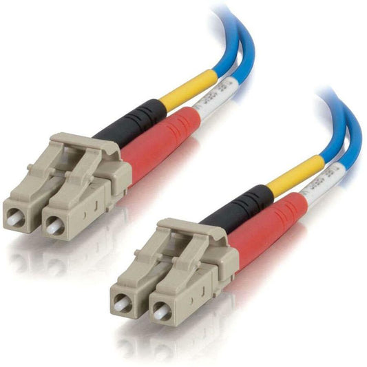C2G-1m LC-LC 50/125 OM2 Duplex Multimode PVC Fiber Optic Cable - Blue