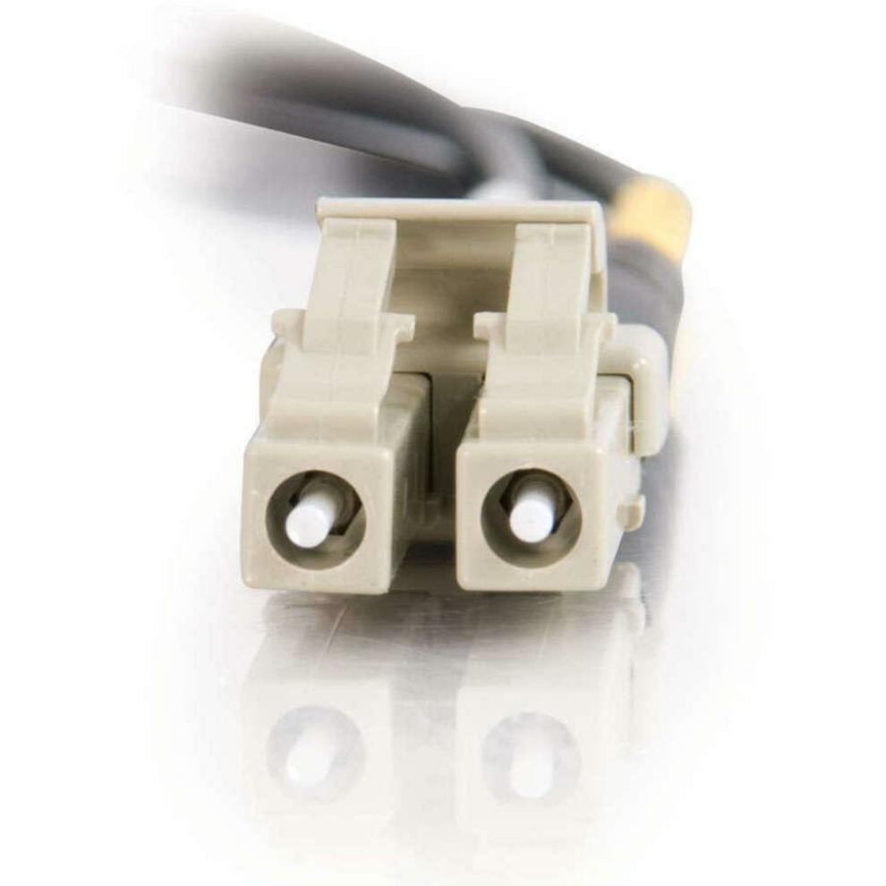 C2G-3m LC-LC 62.5/125 OM1 Duplex Multimode PVC Fiber Optic Cable - Black