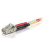 C2G-3m LC-LC 62.5/125 OM1 Duplex Multimode PVC Fiber Optic Cable - Red