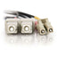 C2G-3m LC-SC 62.5/125 OM1 Duplex Multimode PVC Fiber Optic Cable - Black