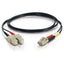 C2G-3m LC-SC 62.5/125 OM1 Duplex Multimode PVC Fiber Optic Cable - Black