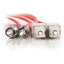 C2G-10m SC-ST 62.5/125 OM1 Duplex Multimode PVC Fiber Optic Cable - Red