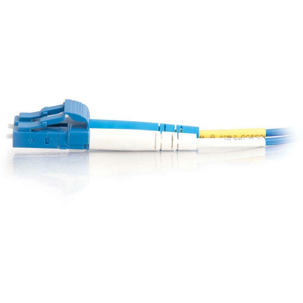 C2G-5m LC-LC 9/125 OS1 Duplex Singlemode PVC Fiber Optic Cable - Blue