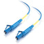 C2G-3m LC-LC 9/125 OS1 Simplex Singlemode PVC Fiber Optic Cable - Blue