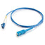 C2G-1m LC-SC 9/125 OS1 Simplex Singlemode PVC Fiber Optic Cable - Blue