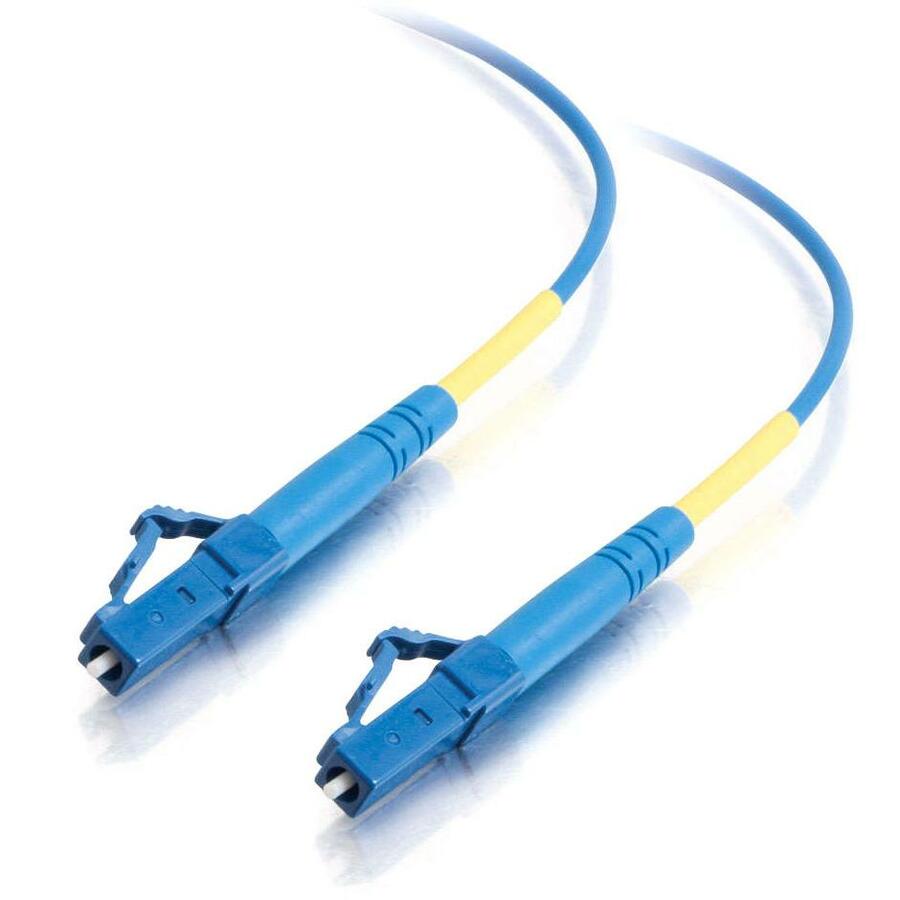 C2G-5m LC-LC 9/125 OS1 Simplex Singlemode Fiber Optic Cable (Plenum-Rated) - Blue