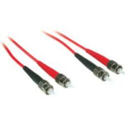 C2G-5m ST-ST 62.5/125 OM1 Duplex Multimode PVC Fiber Optic Cable - Red