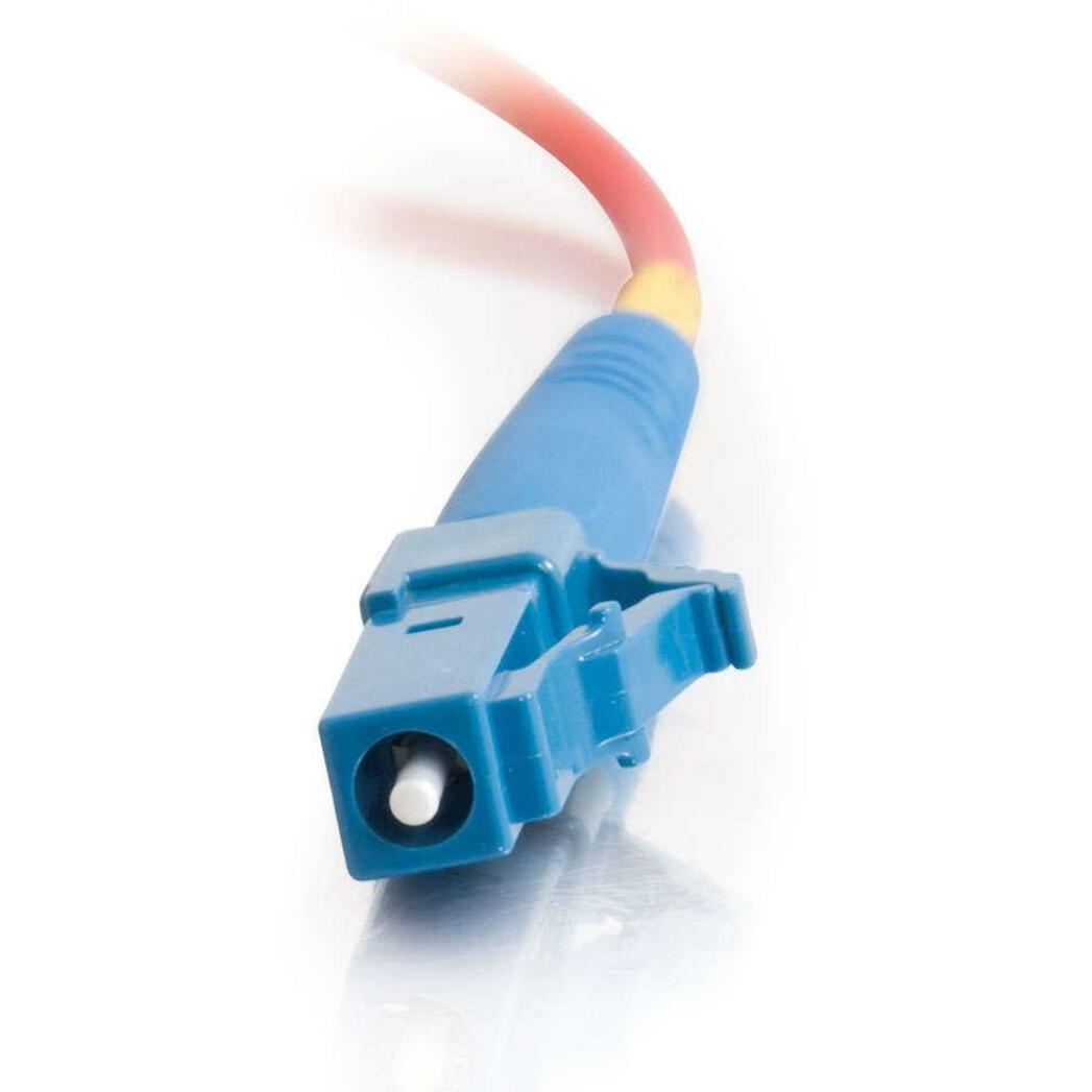 C2G-3m LC-LC 9/125 OS1 Simplex Singlemode PVC Fiber Optic Cable - Red