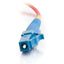 C2G-3m LC-LC 9/125 OS1 Simplex Singlemode PVC Fiber Optic Cable - Red