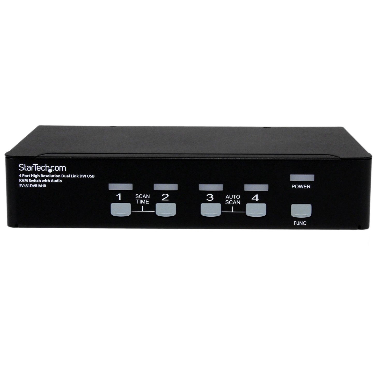 StarTech.com 4 Port High Resolution USB DVI Dual Link KVM Switch with Audio