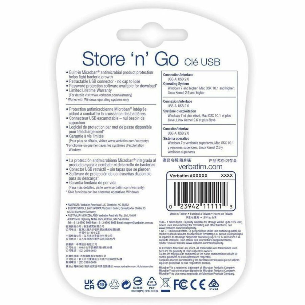 32GB Store 'n' Go&reg; USB Flash Drive - Red