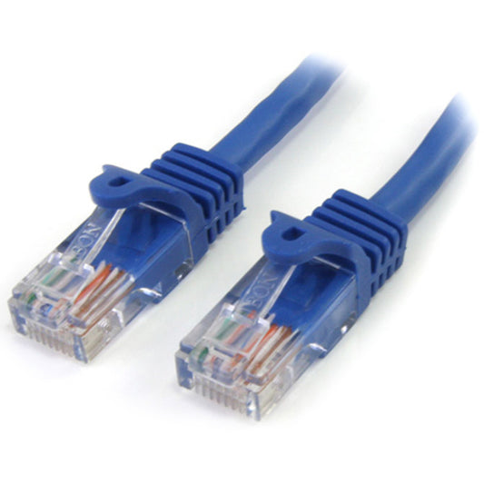 50FT BLUE CAT5E CABLE SNAGLESS 