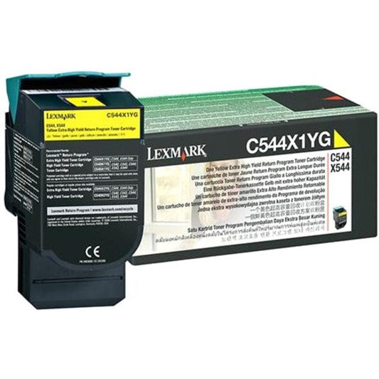 Lexmark Extra High Yield Laser Toner Cartridge - Yellow Pack