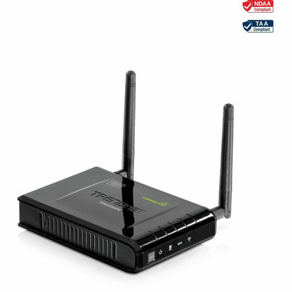 TRENDnet Wireless N300 2T2R Detachable antennas; Access Point; 2.4Ghz 300Mbps; 802.11b/g/n; AP/WDS/Client/Bridge; 2x2 dBi; TEW-638APB