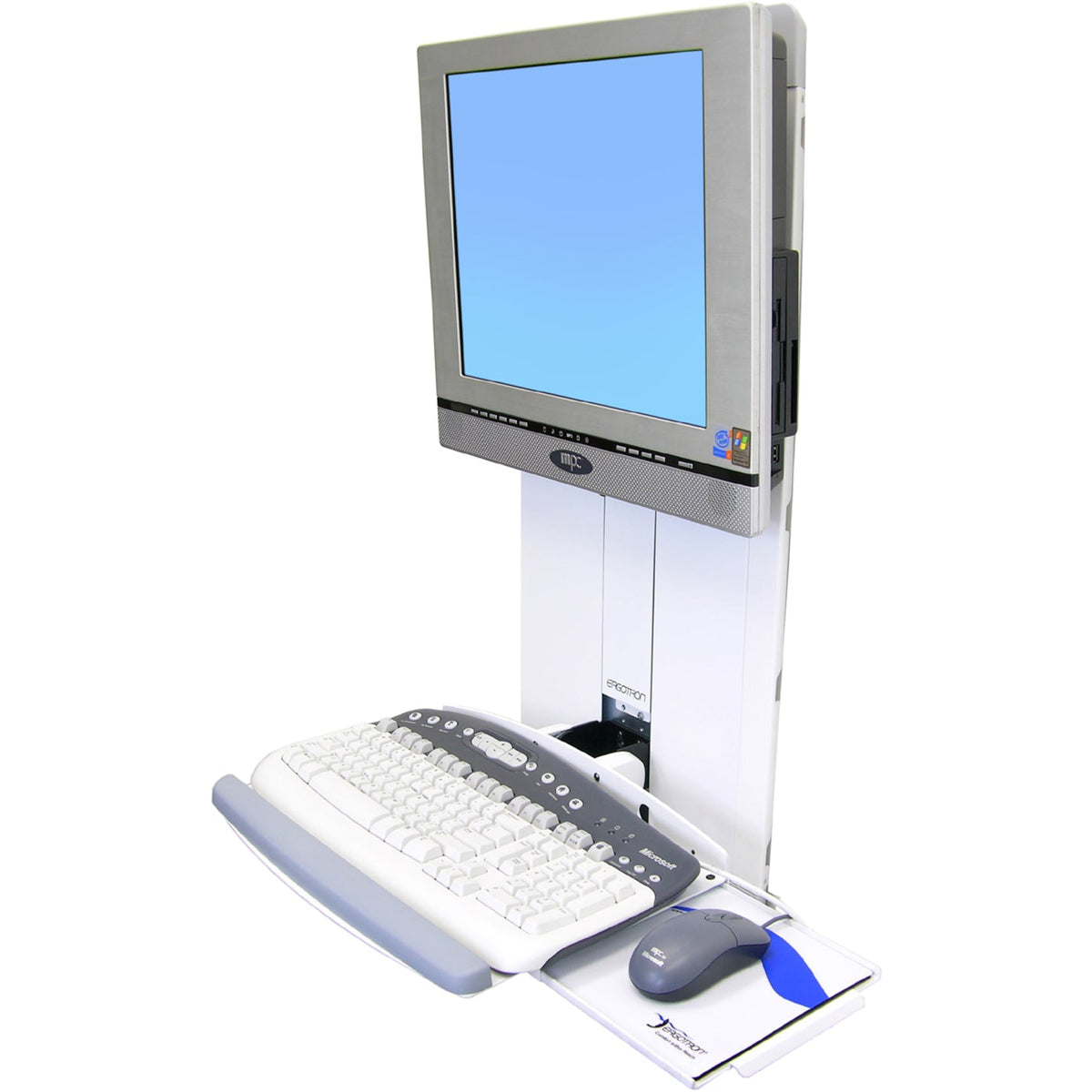 Ergotron StyleView 60-593-216 Lift for Flat Panel Display - White