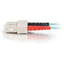 C2G-3m SC-SC 10Gb 50/125 OM3 Duplex Multimode PVC Fiber Optic Cable (LSZH) - Aqua
