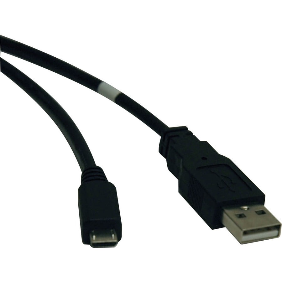 Tripp Lite Black 3ft USB-2.0 Hi Speed A to Micro-B USB Male/Male Cable 3'