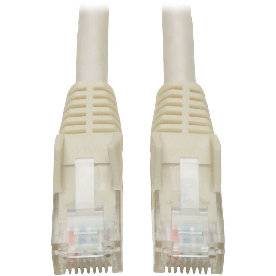Tripp Lite Cat6 Gigabit Snagless Molded (UTP) Ethernet Cable (RJ45 M/M) PoE White 7 ft. (2.13 m)