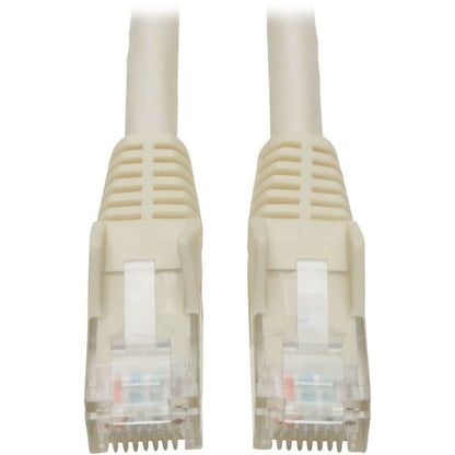 Tripp Lite Cat6 Gigabit Snagless Molded (UTP) Ethernet Cable (RJ45 M/M) PoE White 7 ft. (2.13 m)