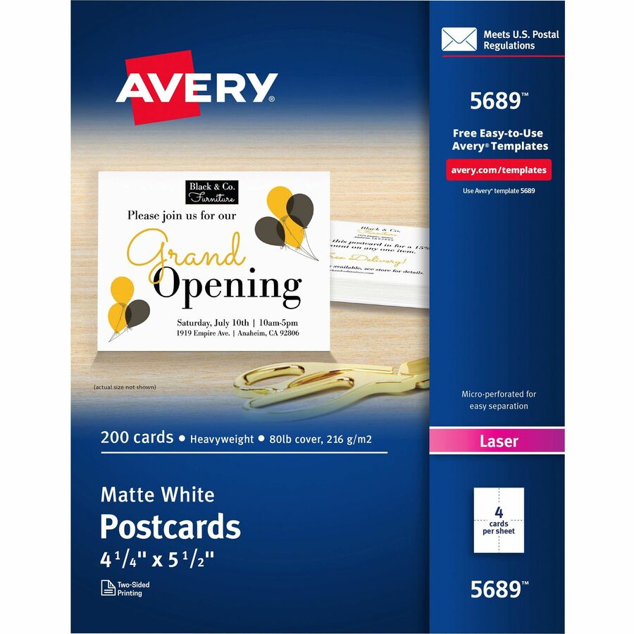 Avery&reg; Postcards