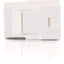 C2G Snap-In HDMI F/F Keystone Insert Module - White