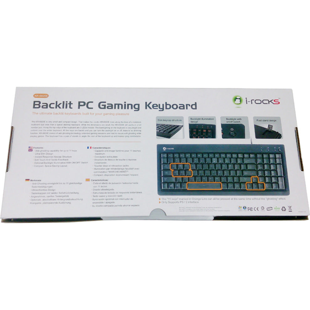 Buslink KR6820E-BK Slim USB Keyboard