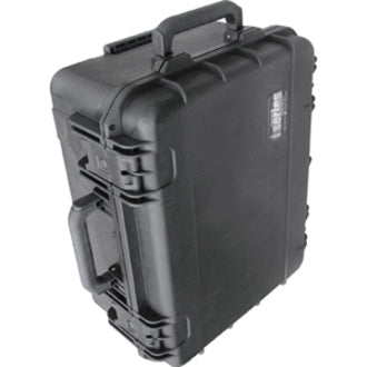 SKB 3I Mil-Std Waterproof Case with Cubed Foam Wheels and Pull Handle