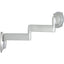 DUAL ARM STEEL STUD SILVER     