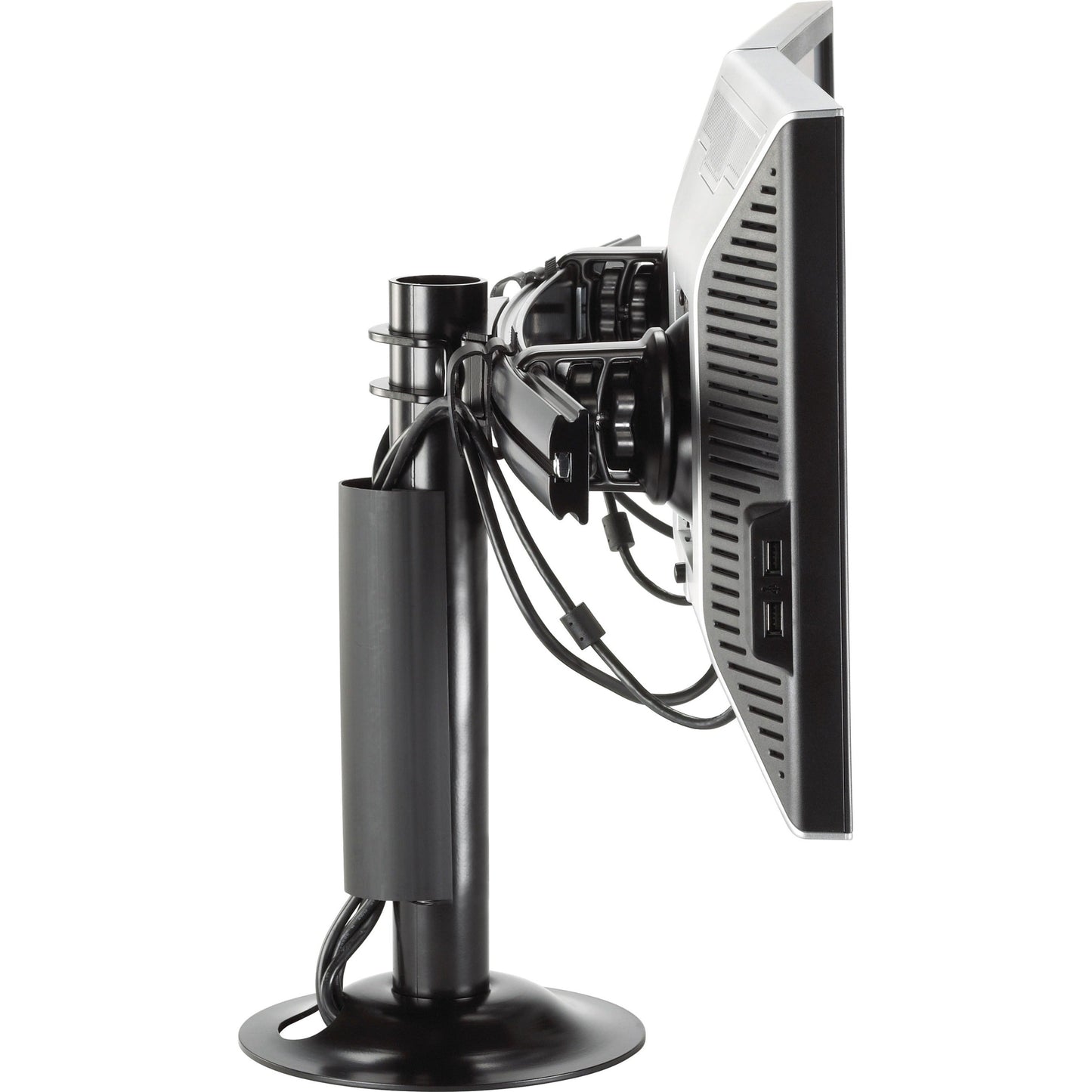 Chief Vertical Bolt-Down Dual Monitor Mount - For Small Flat Panel Displays - Black