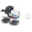 C2G 90° Cat5E RJ45 UTP Keystone Jack - Black