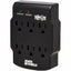 Tripp Lite Surge Protector Wallmount Direct Plug In 120V 6 Outlet 540 Joules Black