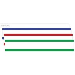 Seiko SmartLabel SLP-4AFL Multi-Color File Folder Label Assortment (White Blue Red Green)