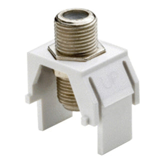 On-Q Non-Recessed Nickel F-Connector Nickel 50-Pack