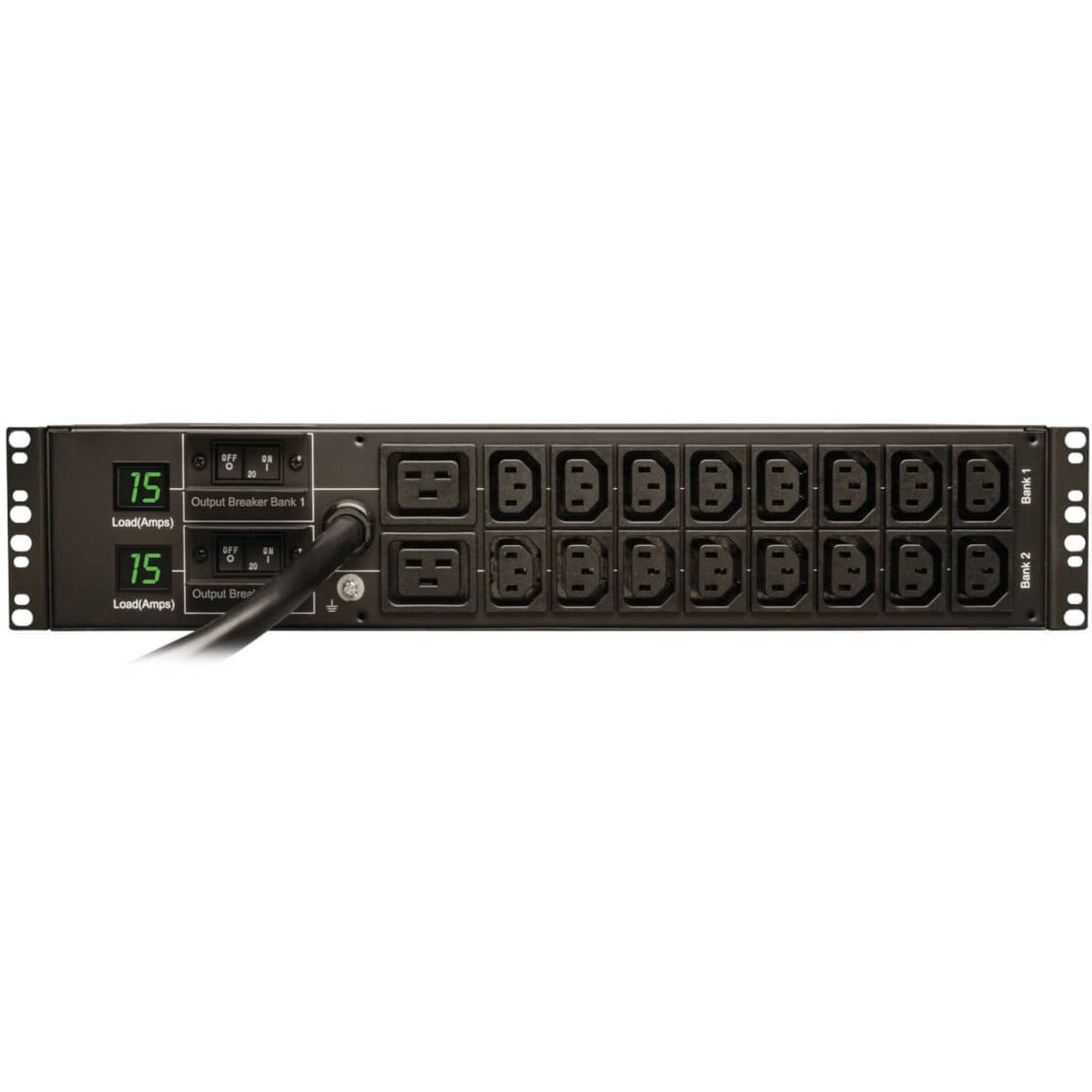 Tripp Lite PDU Metered 208V / 240V 30A 16 C13; 2 C19 L6-30P Horizontal 2URM