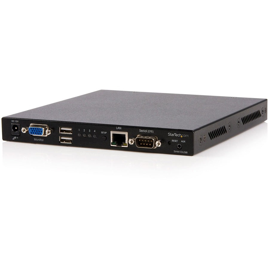 StarTech.com 4 Port USB VGA IP KVM Switch with Virtual Media