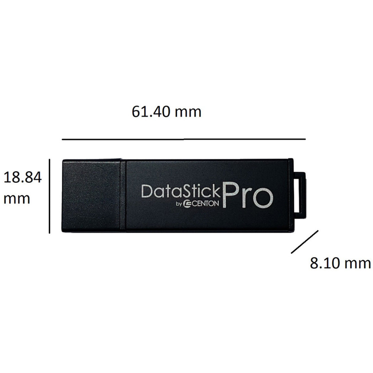 Centon 8GB DataStick Pro USB 2.0 Flash Drive - 10 Pack