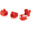 C2G RJ45 Patch Cord Boot - Red - 25pk