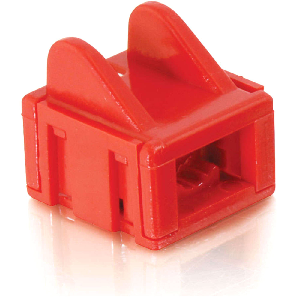 C2G RJ45 Patch Cord Boot - Red - 25pk