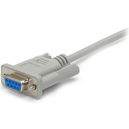 StarTech.com 10 ft Cross Wired DB9 to DB25 Serial Null Modem Cable - Null modem cable - DB-9 (F) - DB-25 (M) - 10 ft