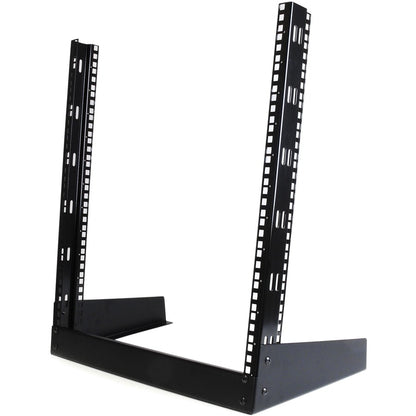 StarTech.com 2-Post 12U Desktop Server Rack Open Frame 19in Network Rack Small Home/Office Rack for AV / Studio / Data / IT Equipment