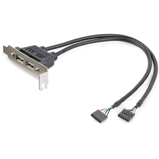 2 PORT USB SLOT PLATE ADAPTER  