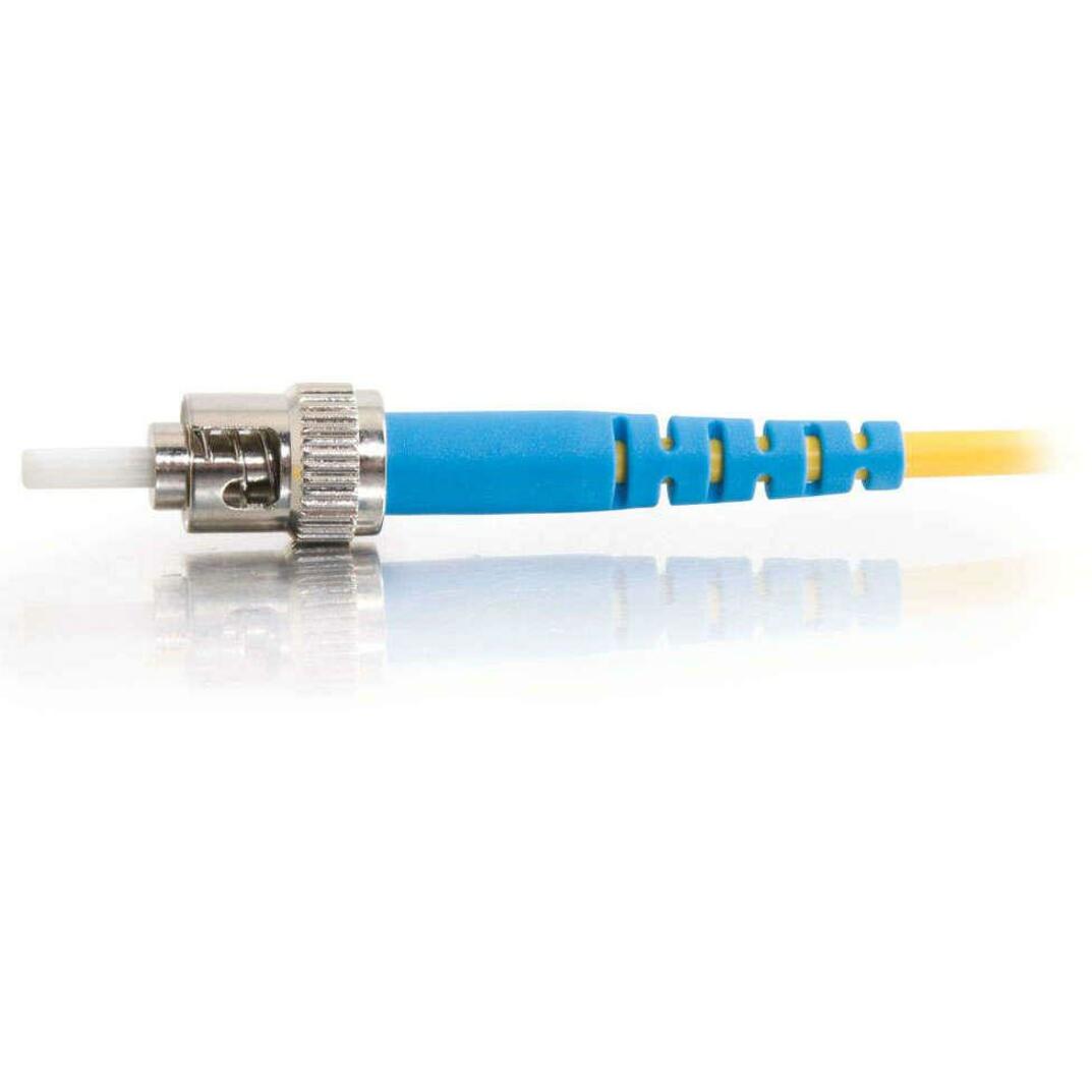 C2G 20m ST-ST 9/125 OS1 Simplex Singlemode PVC Fiber Optic Cable - Yellow
