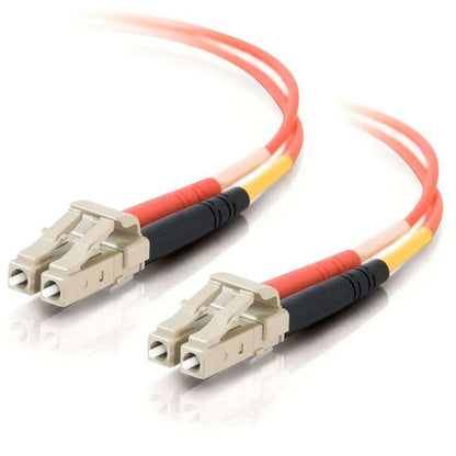 C2G 6m LC-LC 62.5/125 OM1 Duplex Multimode Fiber Optic Cable (Plenum-Rated) - Orange